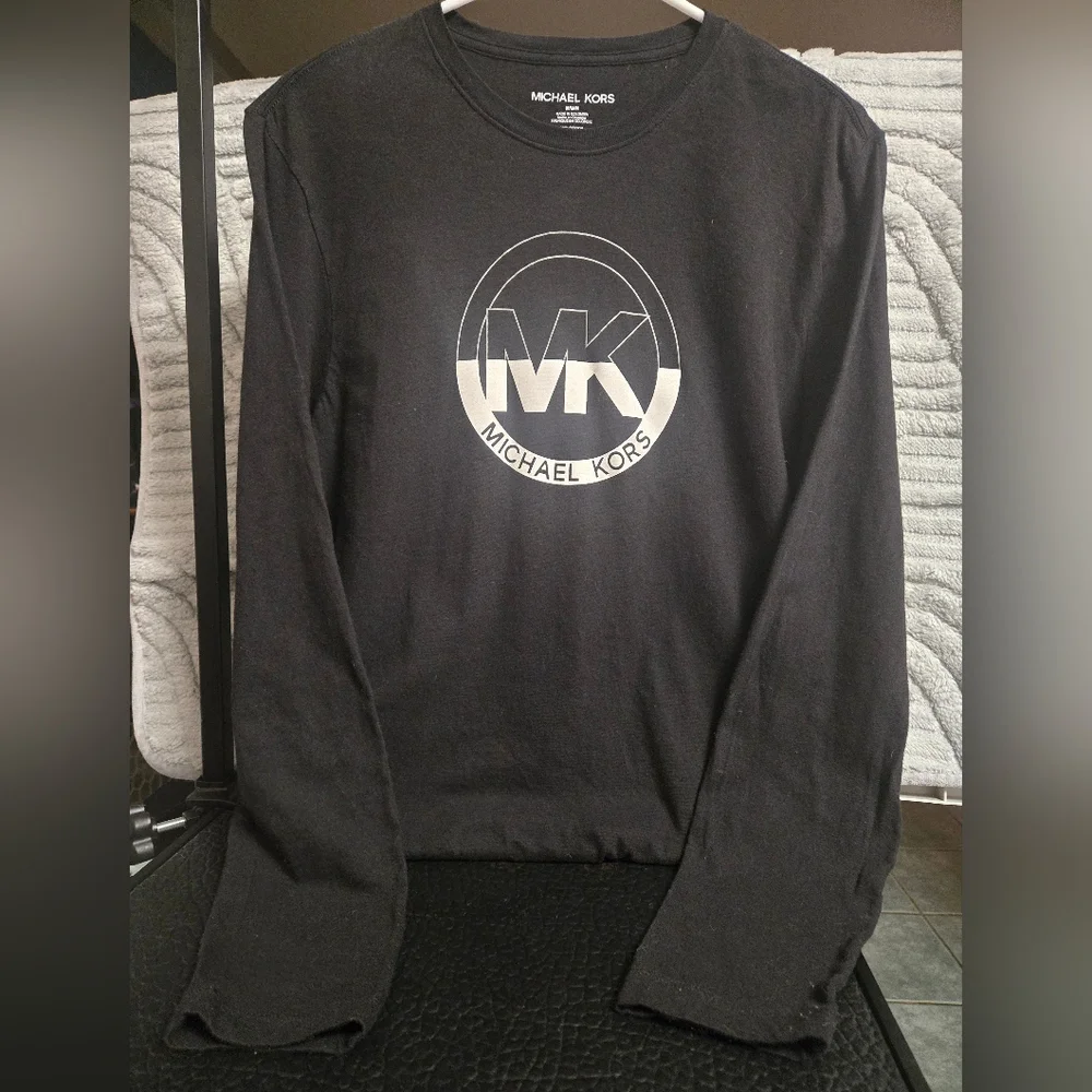 Michael Kors Black Long Sleeve Shirt - Picture 1 of 3
